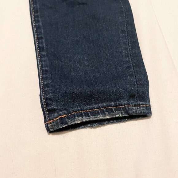 American Eagle Super Stretch Denim Jeans Size 4 Distressed - Picture 7 of 14